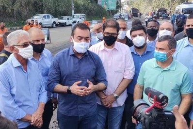 Governador do RJ anuncia BRS que ligará Niterói a Itaboraí para este ano