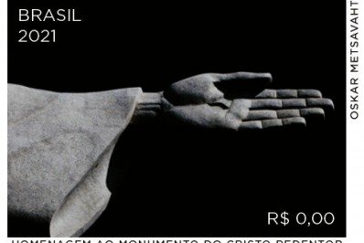 Selos em comemoração aos 90 anos do Cristo