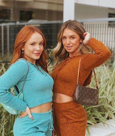 Larissa Manoela e Bianca Palheiras - Reprodução de internet