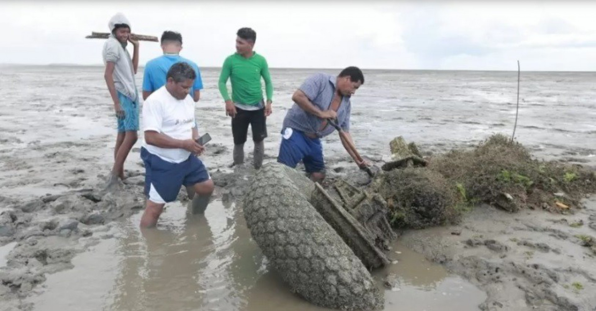 Destro&ccedil;os de avi&atilde;o americano da 2&ordf; Guerra s&atilde;o encontrados no litoral do Maranh&atilde;o