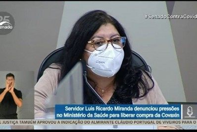 CPI da Covid: Regina Célia diz que não confirmou condições da Índia para a exportação da Covaxin