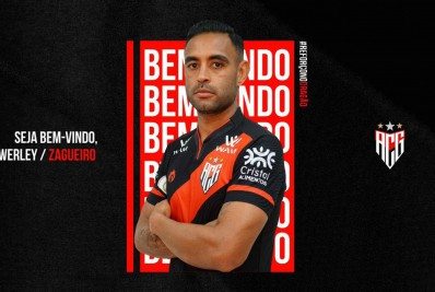 Ex-Vasco, Werley é anunciado pelo Atlético-GO