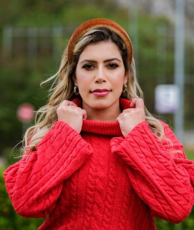 Rio de Janeiro, 05/07/2021 - Ensaio moda Inverno com a Modelo Thay Magalhães. Foto: Luciano Belford/Agência O Dia - Luciano Belford/Agencia O Dia