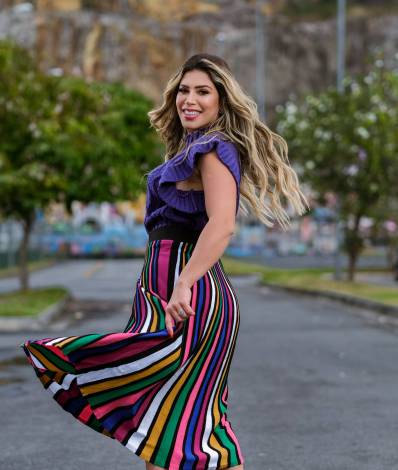 Rio de Janeiro, 05/07/2021 - Ensaio moda Inverno com a Modelo Thay Magalhães. Foto: Luciano Belford/Agência O Dia - Luciano Belford/Agencia O Dia