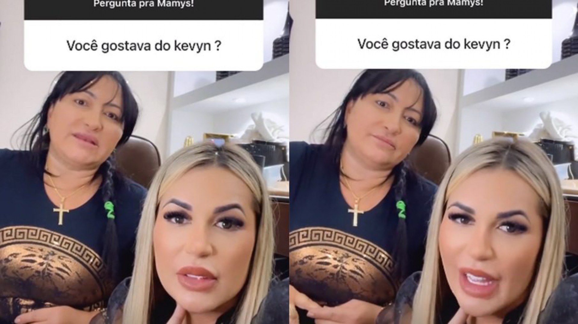 Deolane Bezerra e a m&atilde;e respondem perguntas dos seguidores - Reprodu&ccedil;&atilde;o Internet