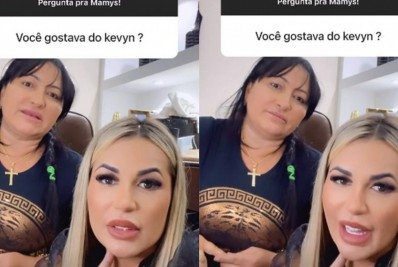Mãe de Deolane Bezerra não gostava de MC Kevin no início do namoro