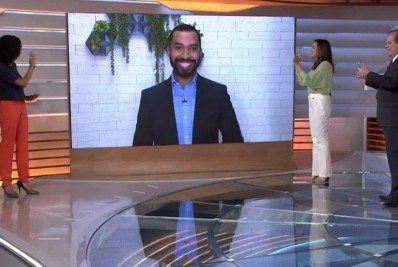 Ao vivo, Ana Paula Araújo se declara fã de Gil do Vigor: 'Muito tchaki tchaki'