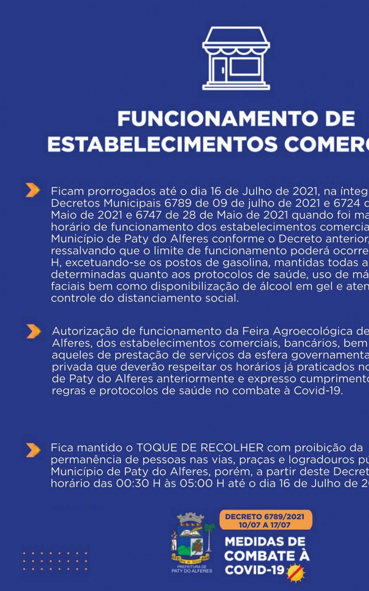 Medidas v&aacute;lidas at&eacute; o pr&oacute;ximo dia 16