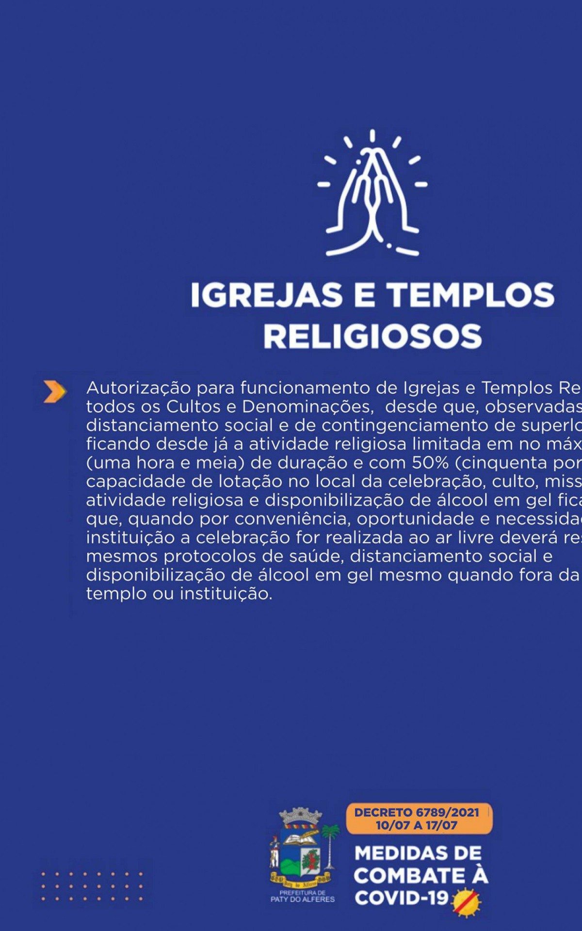 Medidas v&aacute;lidas at&eacute; o pr&oacute;ximo dia 16