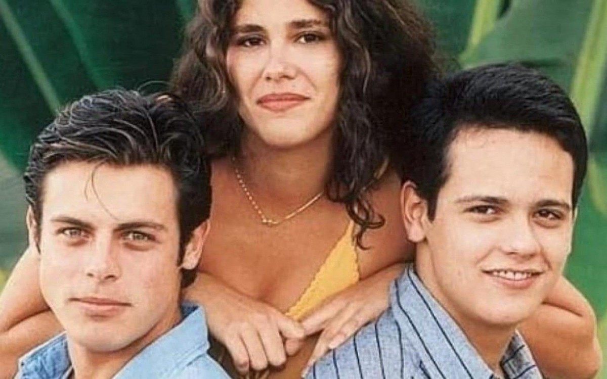 Luigi Baricelli, Juliana Martins e Danton Mello foram os protagonistas da primeira temporada de 'Malha&ccedil;&atilde;o', em 1995 - Reprodu&ccedil;&atilde;o