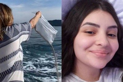 Cinzas de Mabel Calzolari são jogadas no mar