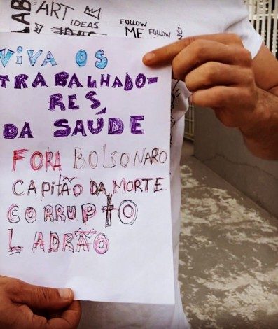 Sergio Guizé é vacinado contra a covid-19 - Reprodução