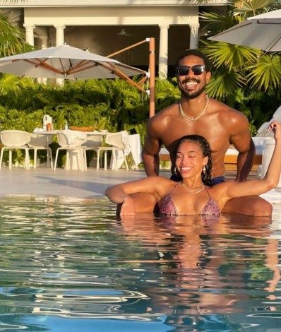 Michael B Jordan e Lori Harvey - Reprodução