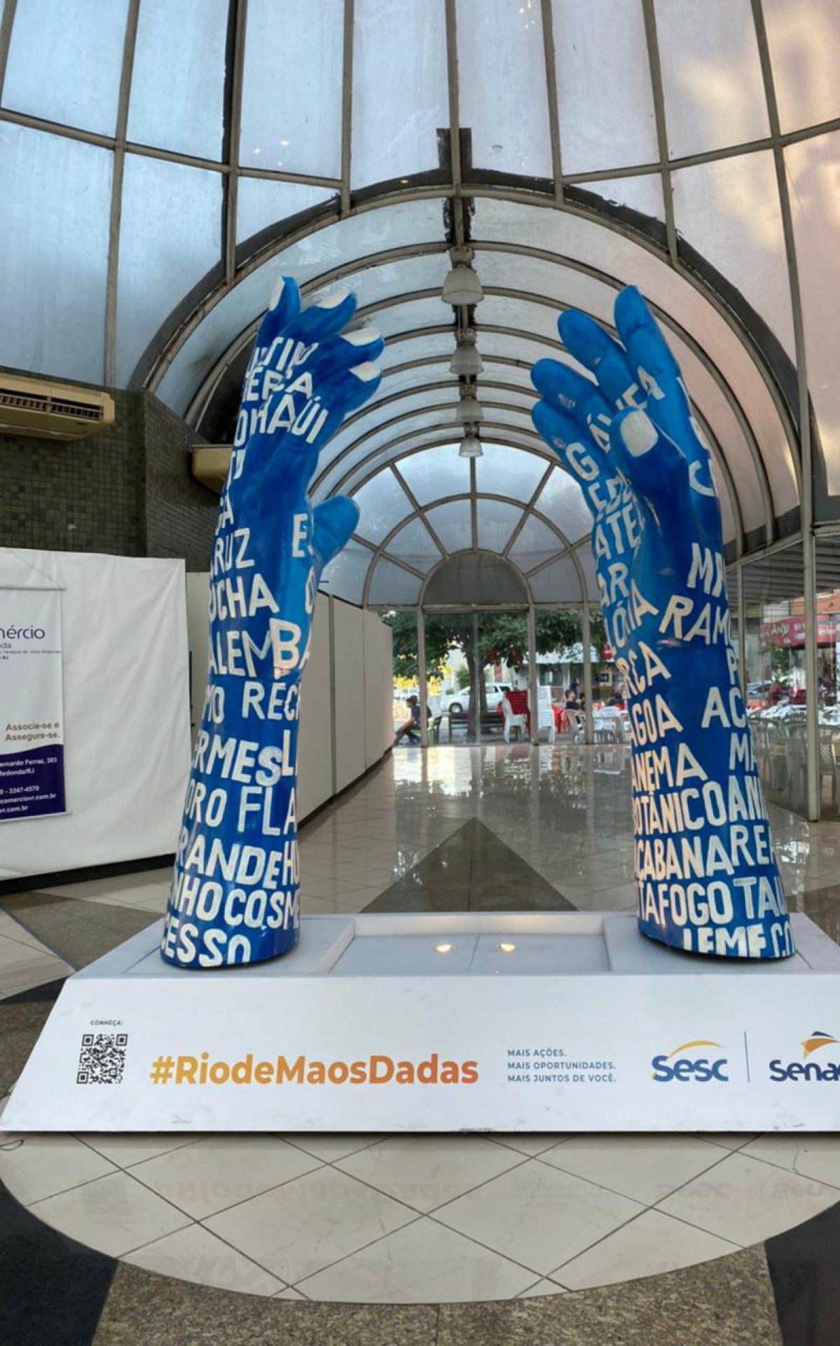 Volta Redonda recebe obra da exposição ‘Rio de Mãos Dadas’ - Divulgação