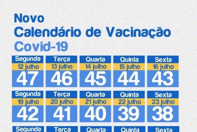 Itaperuna divulga calendário de vacinação contra a Covid-19