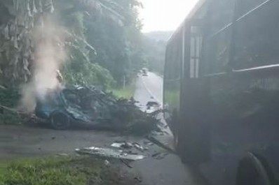 Acidente grave deixa vítima fatal na BR 101, em Angra dos Reis