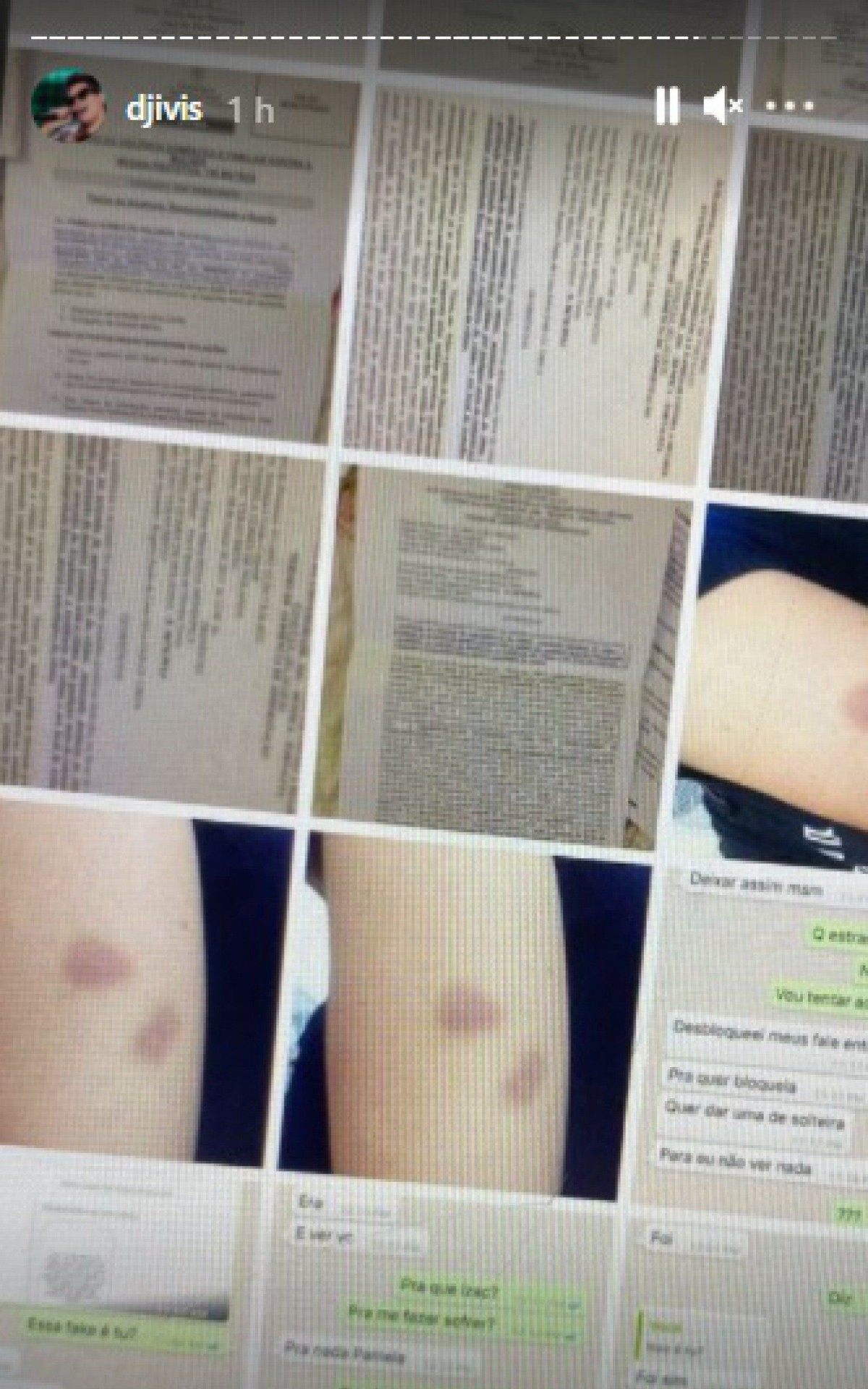 Post de agress&otilde;es de DJ Ivis