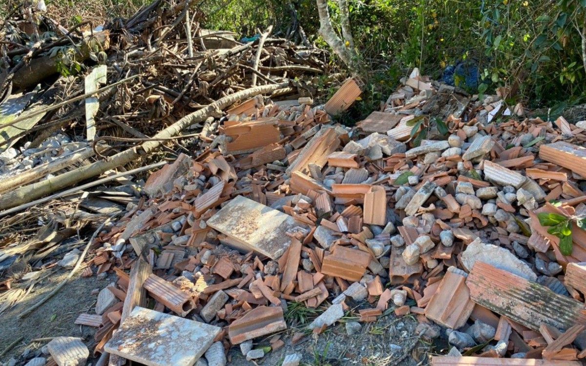 Descarte de entulho foi normalizado 