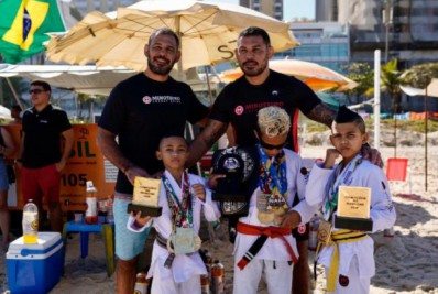 Irmãos Nogueira se aventuram em novo ramo e fazem ação em dia de sol no Rio 