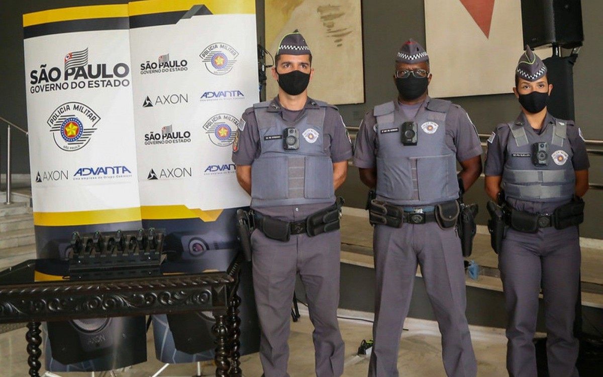 18 batalhões da Polícia Militar de São Paulo que fazem parte do programa de uso de câmeras corporais - Reprodução/ Governo de SP