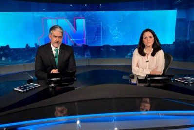 Vídeo! Bonner quebra protocolo e comenta resultado da Eurocopa no 'Jornal Nacional'