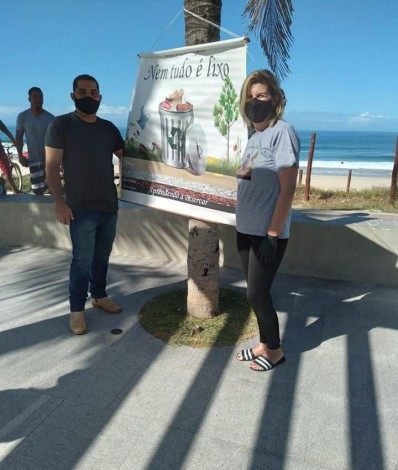 Projeto realiza retirada de lixo das praias de Saquarema - Divulgação