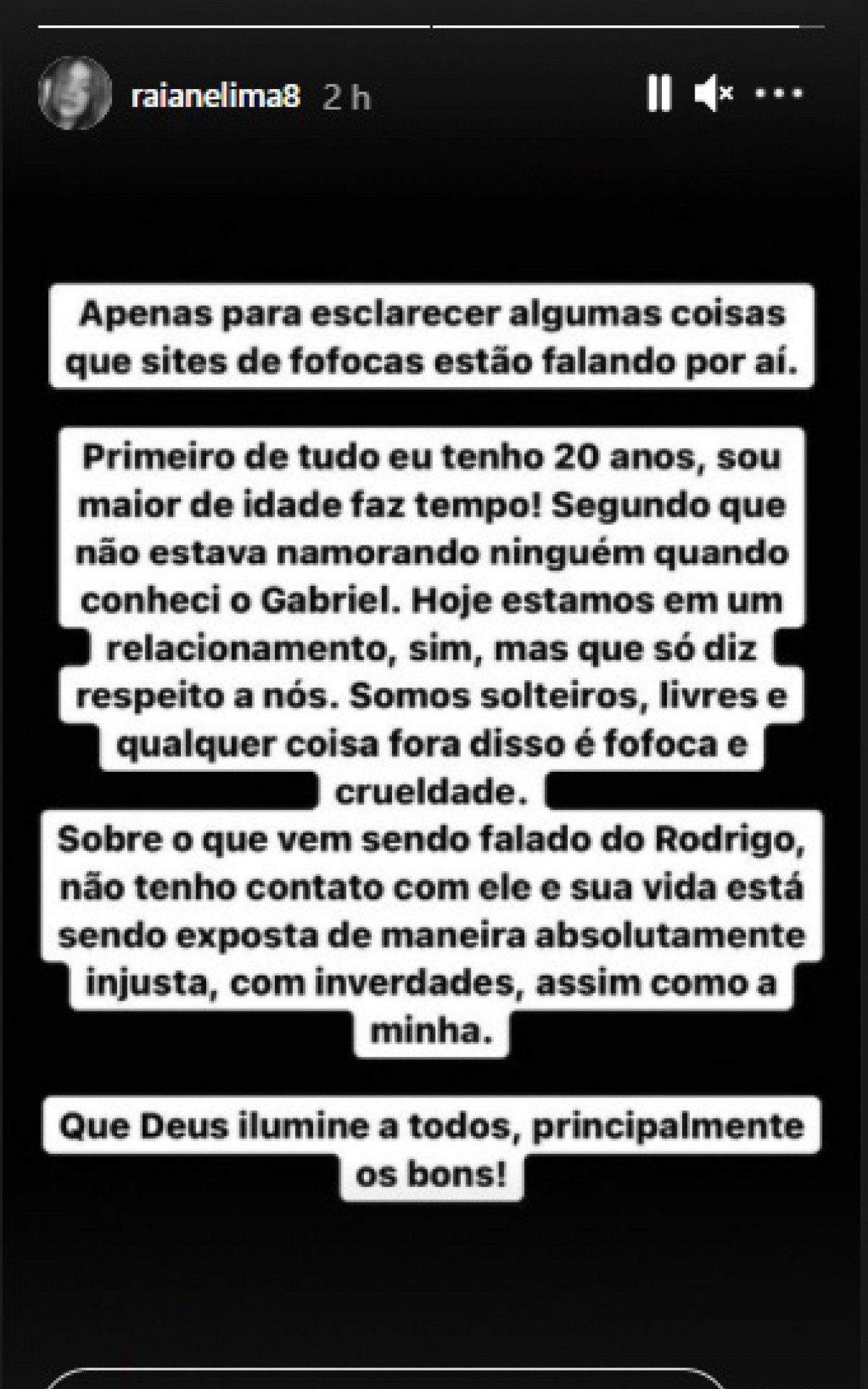 Post de Raiane Lima