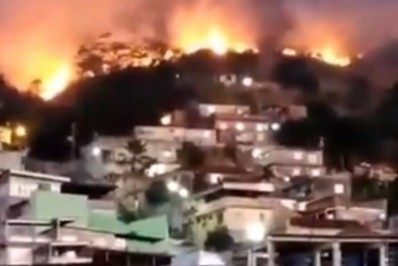 Incêndio atinge mata do Morro da Serrinha