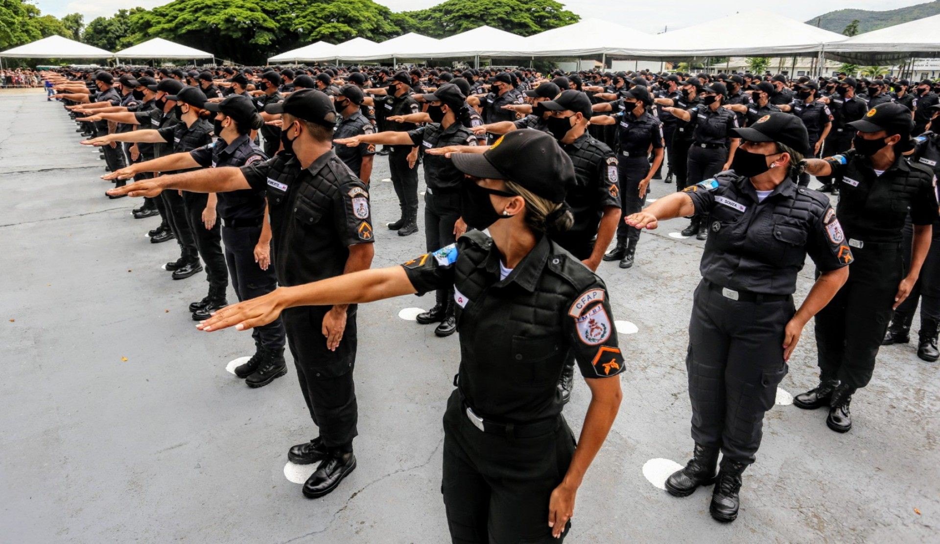 Pol&iacute;cia Militar do Rio forma nesta quinta-feira 475 novos pra&ccedil;as 