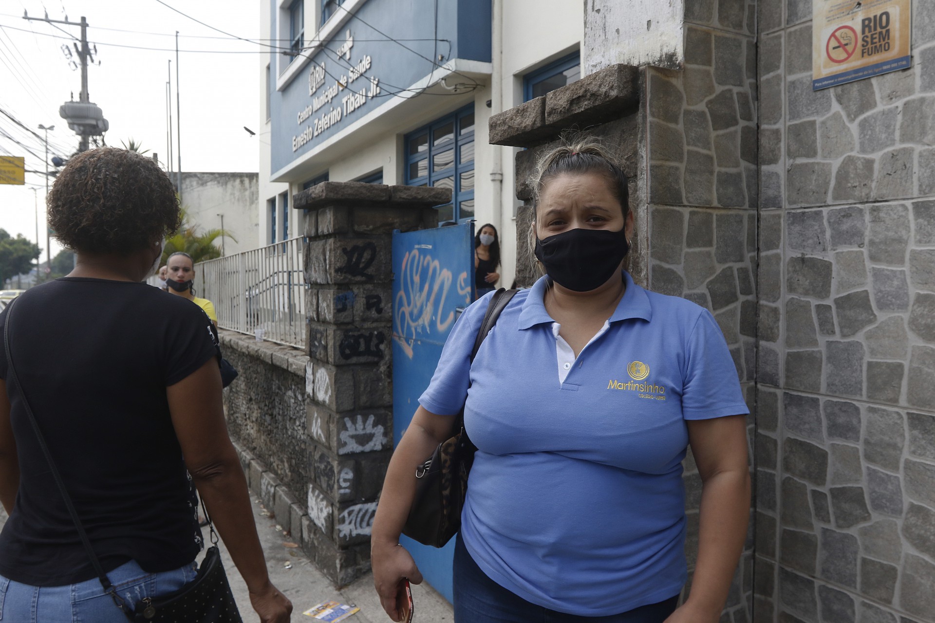 Renata Reis, no Centro Municipal de Sa&uacute;de Ernesto Zeferino Tibau Jr., em S&atilde;o Crist&oacute;v&atilde;o - Reginaldo Pimenta / Ag&ecirc;ncia O Dia