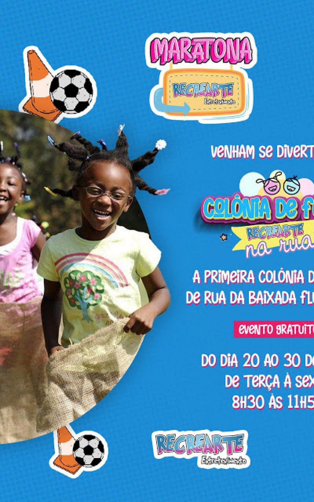 A Col&ocirc;nia de F&eacute;rias acontece de 20 a 30 de julho