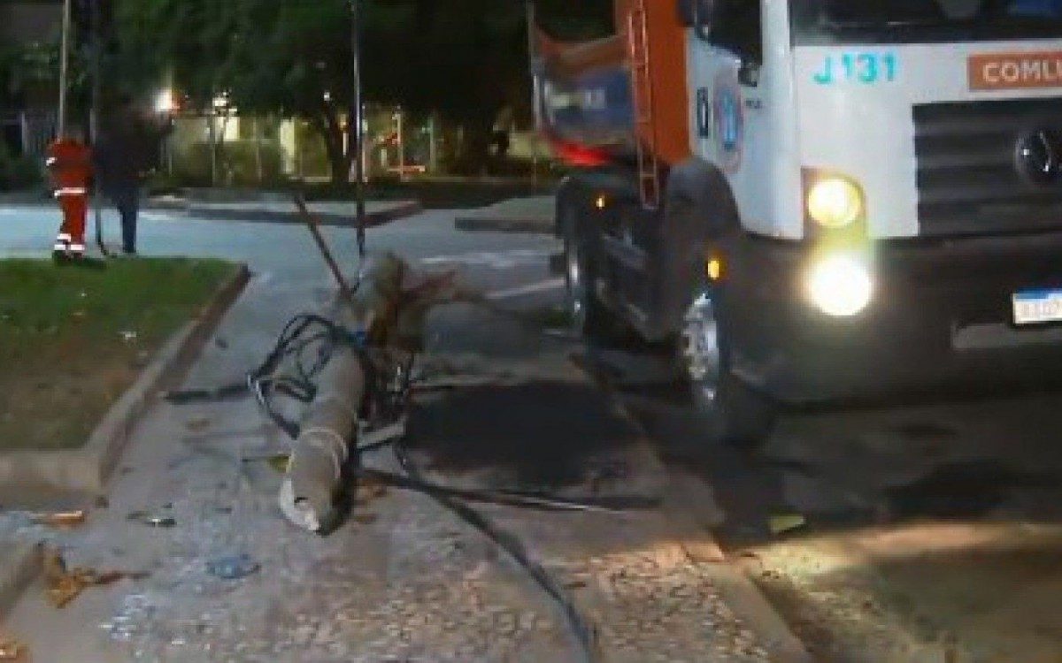 Uma equipe da Comlurb foi acionada - Reprodução/TV Globo