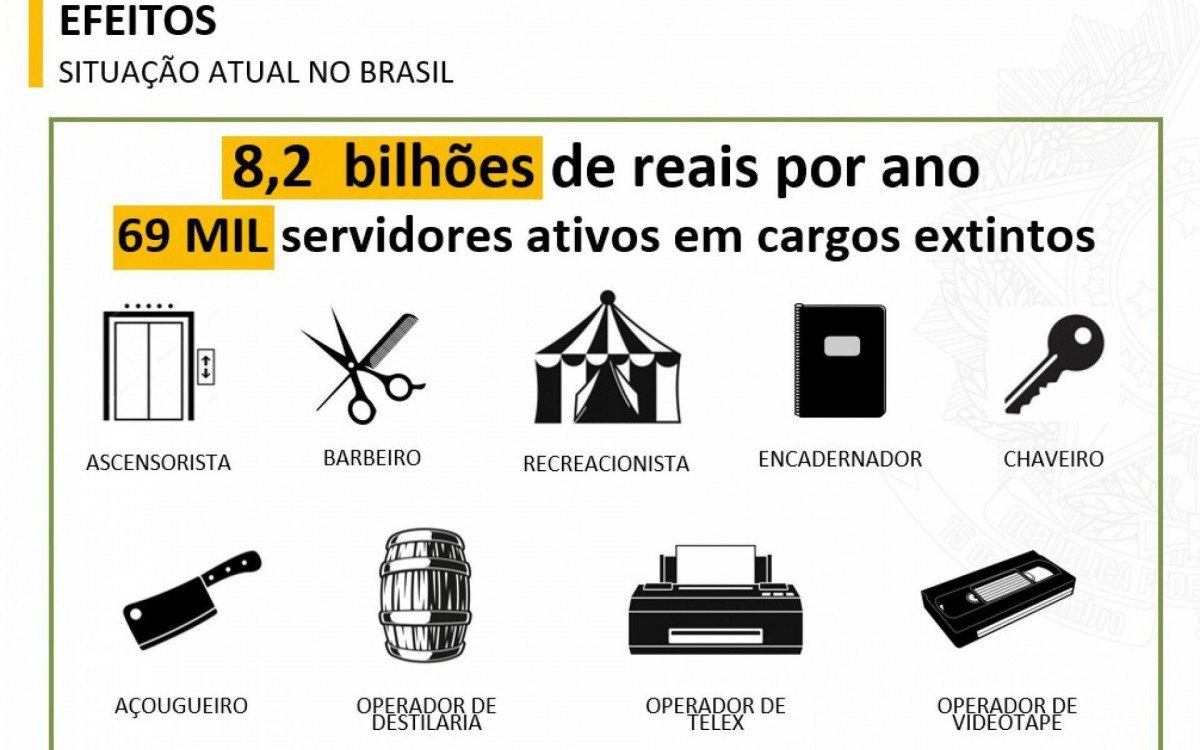 SGDP apresentou os dados durante audiência na comissão que analisa a reforma administrativa - Reprodução