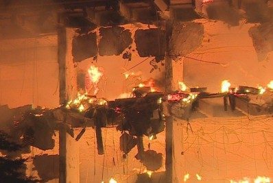 Vídeo: incêndio de grandes proporções atinge prédio da Secretaria de Segurança Pública do RS 