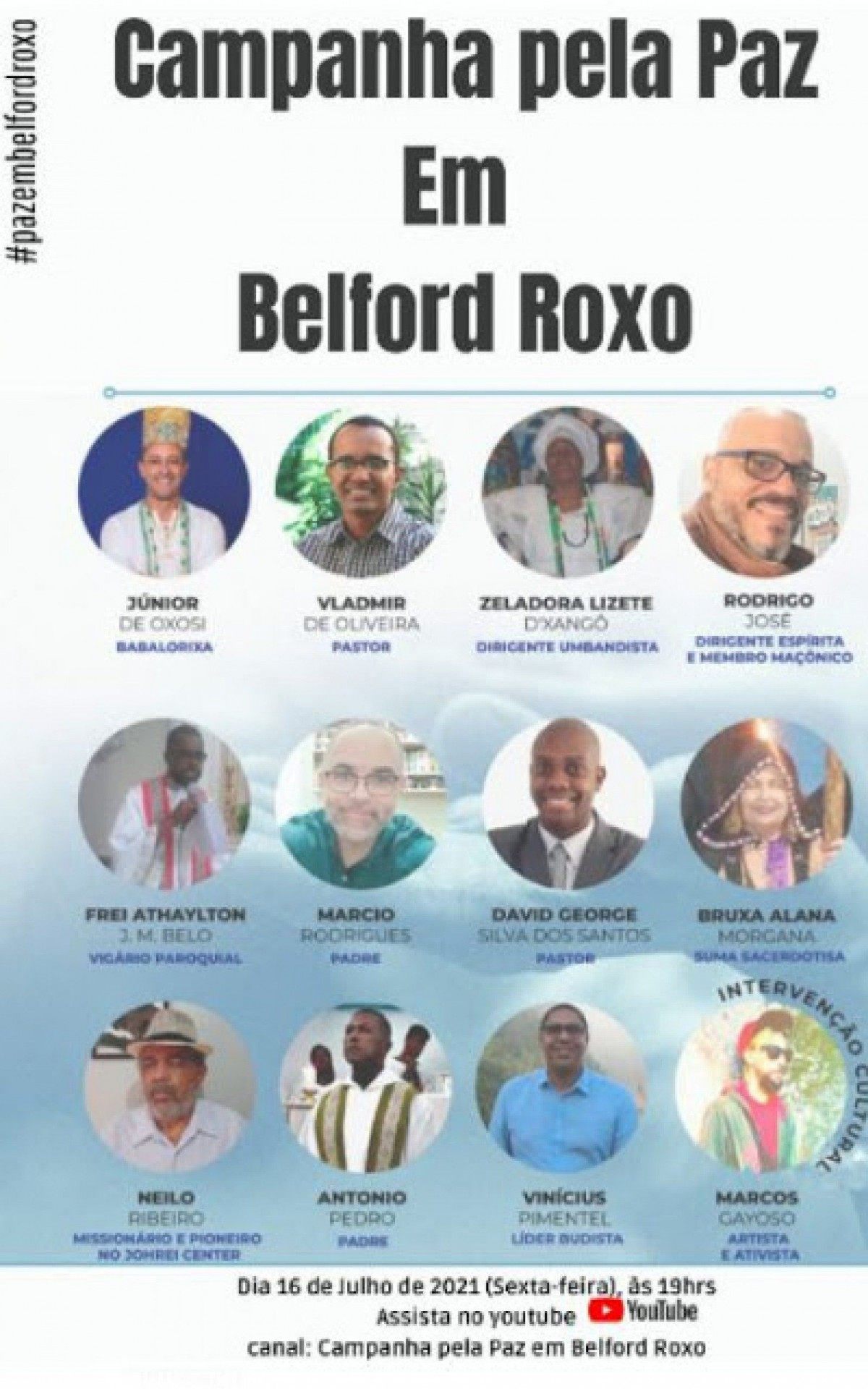 O evento reunir&aacute; diversos representantes religiosos do munic&iacute;pio