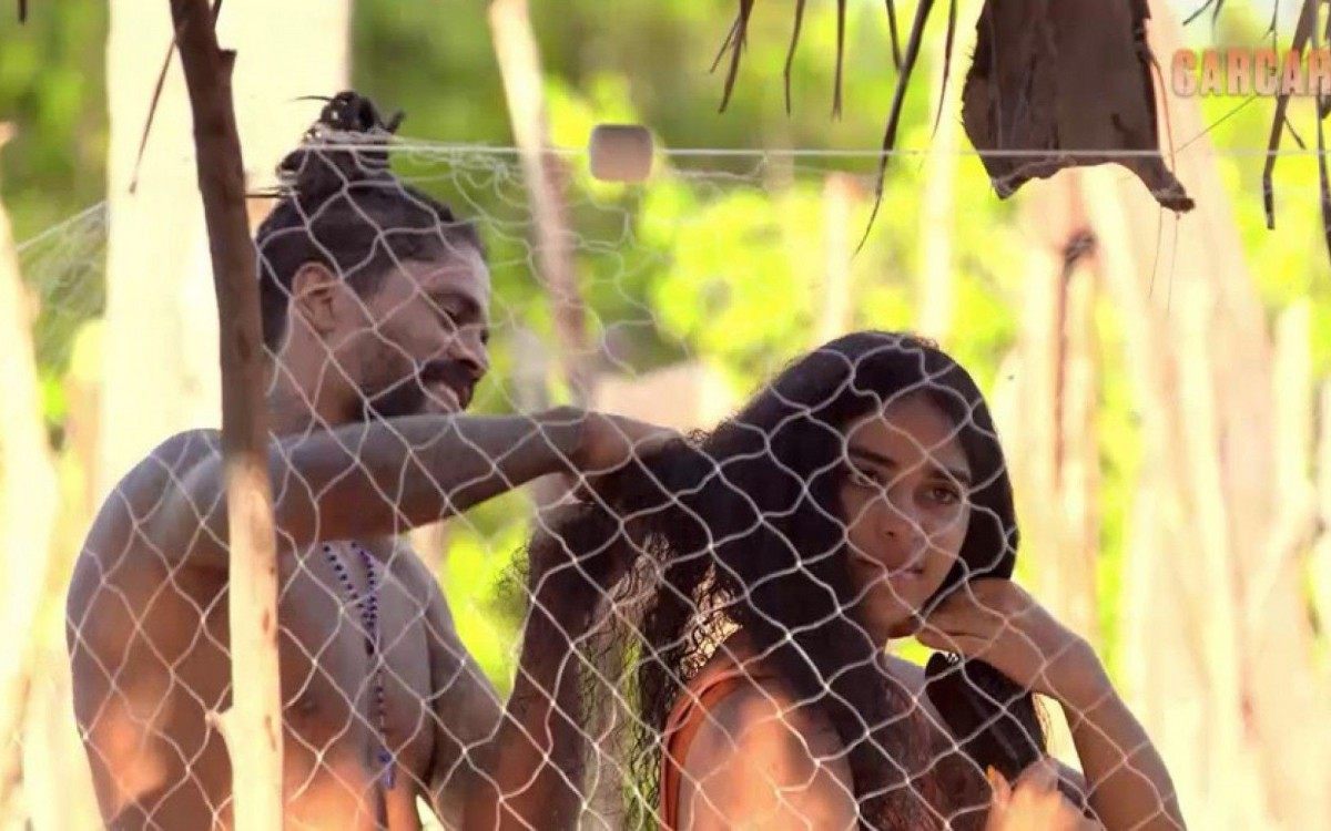 Elana e Viegas em 'No Limite'