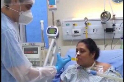 Petrópolis: paciente com COVID-19 tem alta depois de 44 dias e emociona equipe com lição de vida