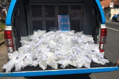 Polícias Civil e Militar apreendem grande quantidade de cocaína no Samambaia