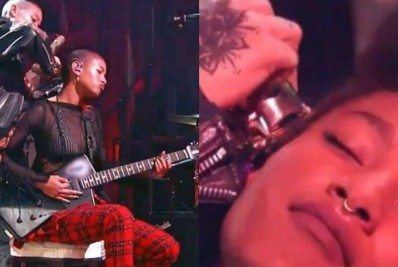 Filha de Will Smith choca fãs ao raspar cabelo durante show; veja vídeo