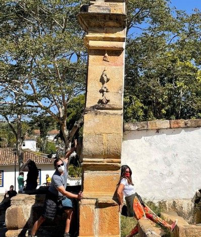 Fátima Bernardes abre álbum de viagem com Túlio Gadelha - Reprodução