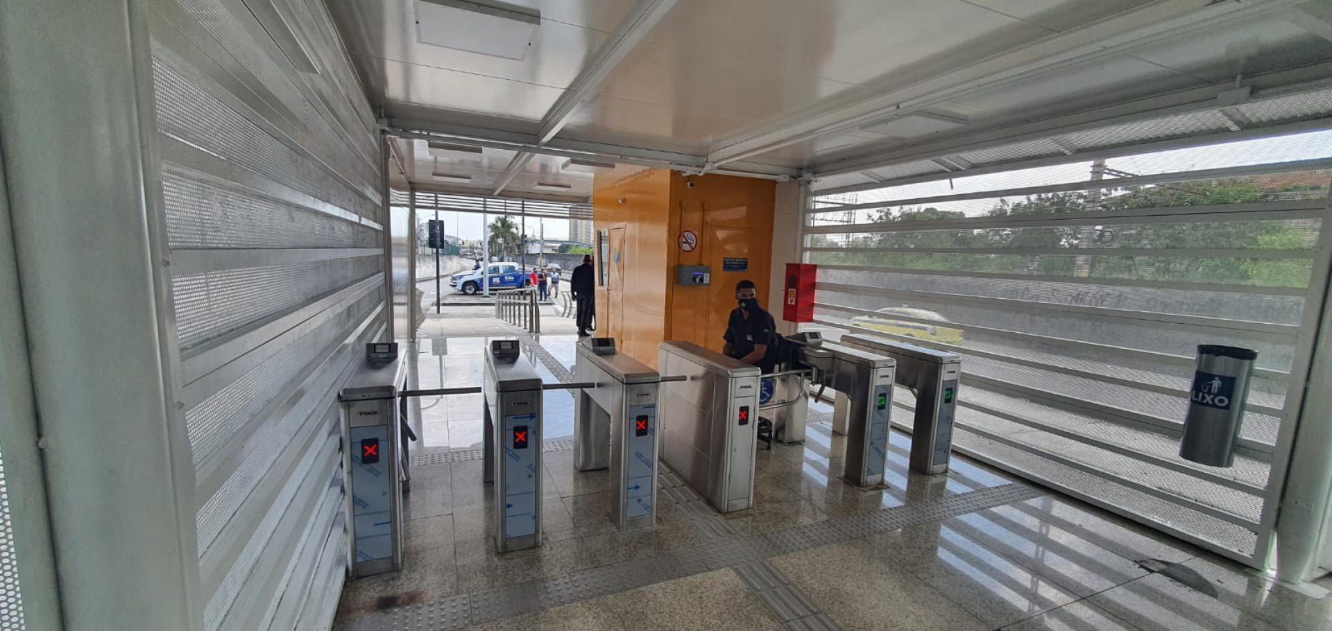 Corredor Transcarioca tem terceira estação reaberta - Divulgação/ BRT Rio