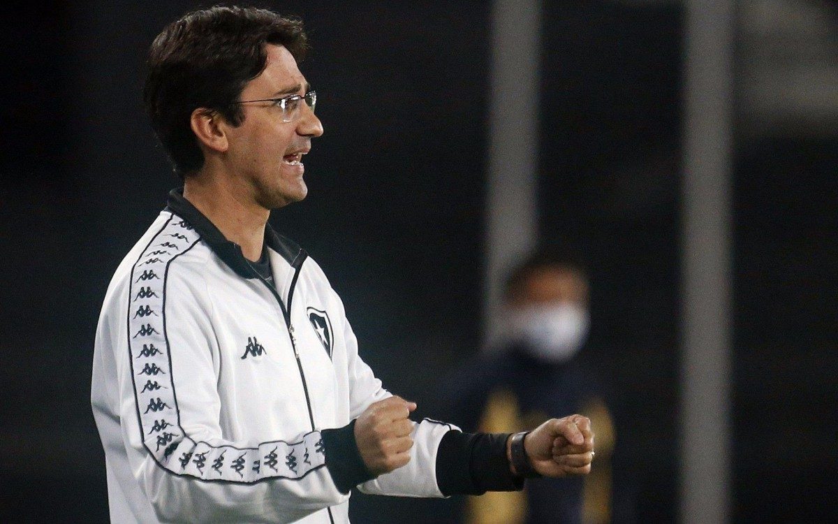 Ricardo Resende. Botafogo X Goias, pelo Campeonato Brasileiro S&eacute;rie B no Estadio Nilton Santos. 20 de Julho de 2021, Rio de Janeiro, RJ, Brasil. Foto: Vitor Silva/Botafogo. .Imagem protegida pela Lei do Direito Autoral N&ordm; 9.610, DE 19 DE FEVEREIRO DE 1998. Sendo proibido qualquer uso comercial, remunerado e manipulacao/alteracao da obra..