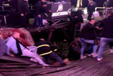 Uma pessoa morre e cinco ficam feridas após deque de festa clandestina desabar