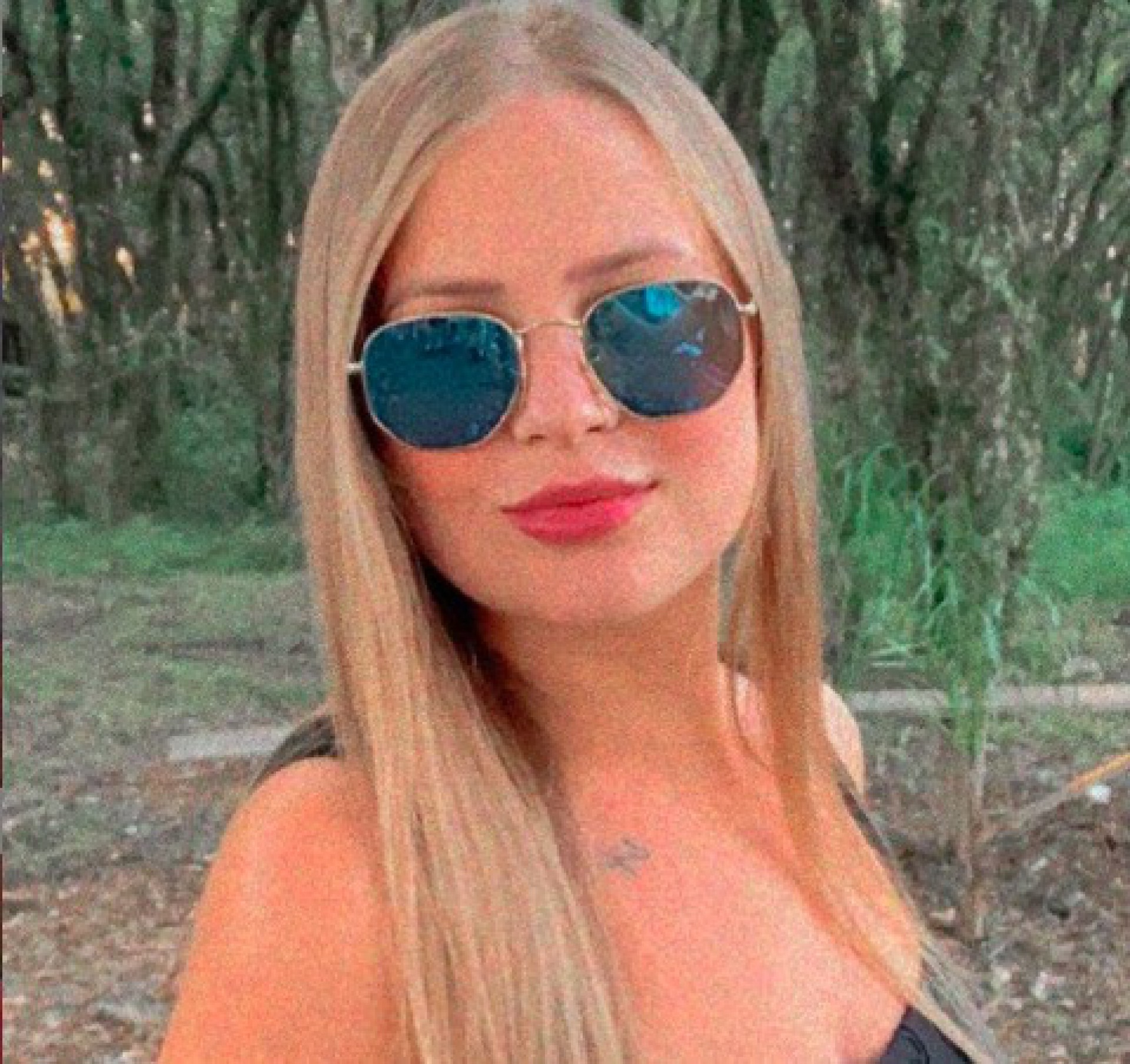 Joana Fabris, de 19 anos, foi morta no último sábado. Crime é investigado como feminicídio - Reprodução