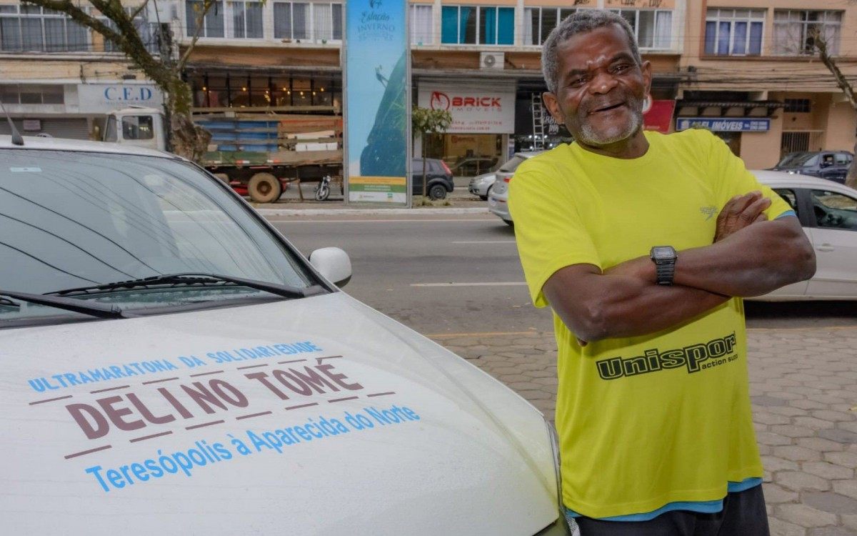 Delino Tomé percorreu mais de 300 quilômetros 