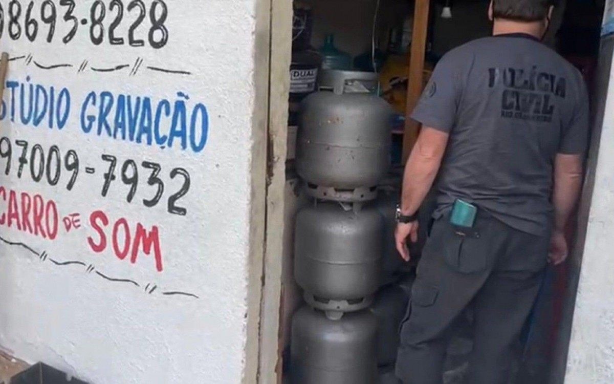 Distribuição ilegal de gás estão entre os crimes investigados contra a milícia