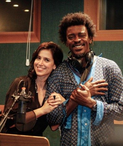 Mel Lisboa e Seu Jorge gravam 'Paciente 63' - Divulgação