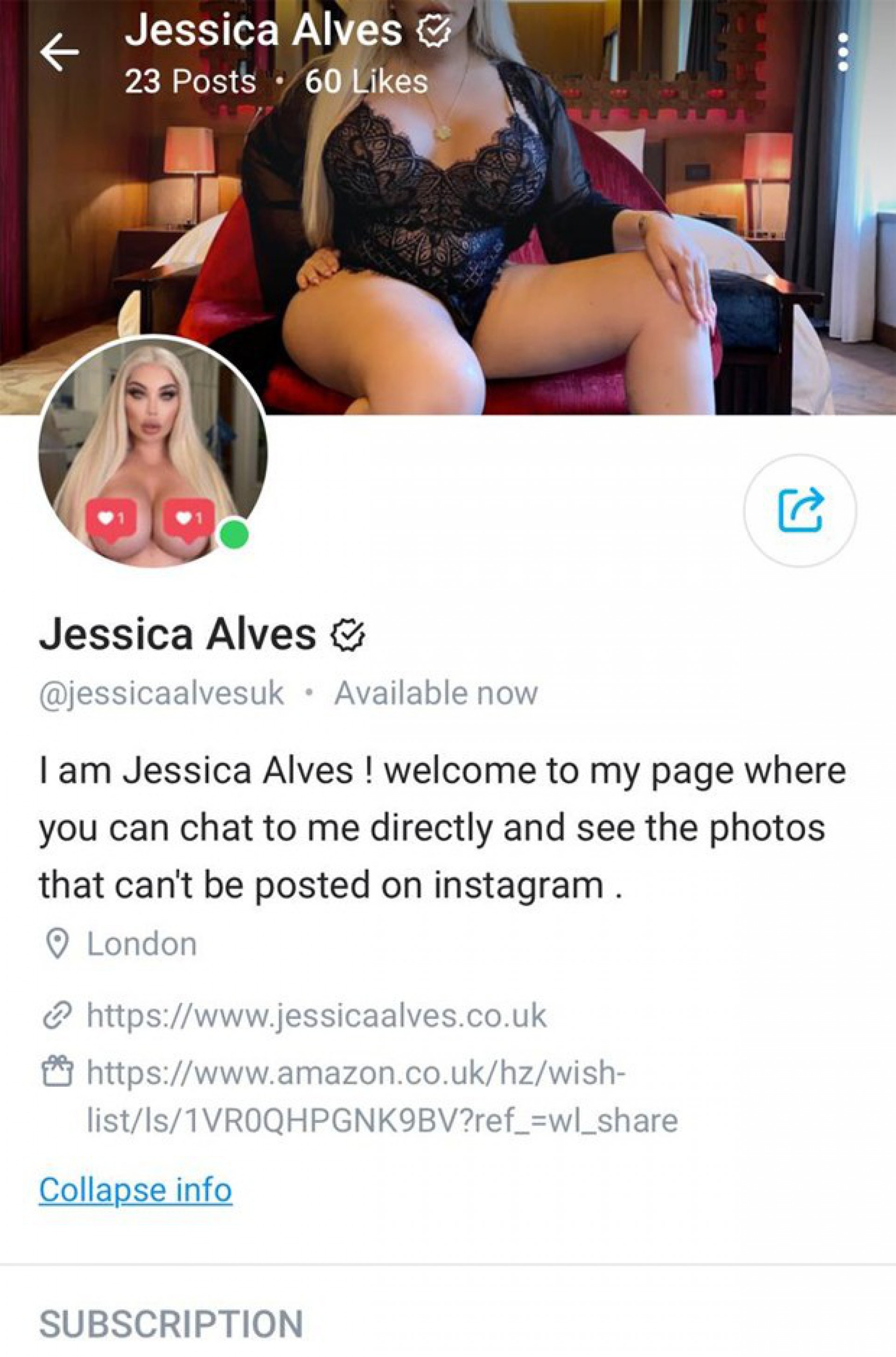 Jessica Alves abre conta no OnlyFans - Reprodução/OnlyFans