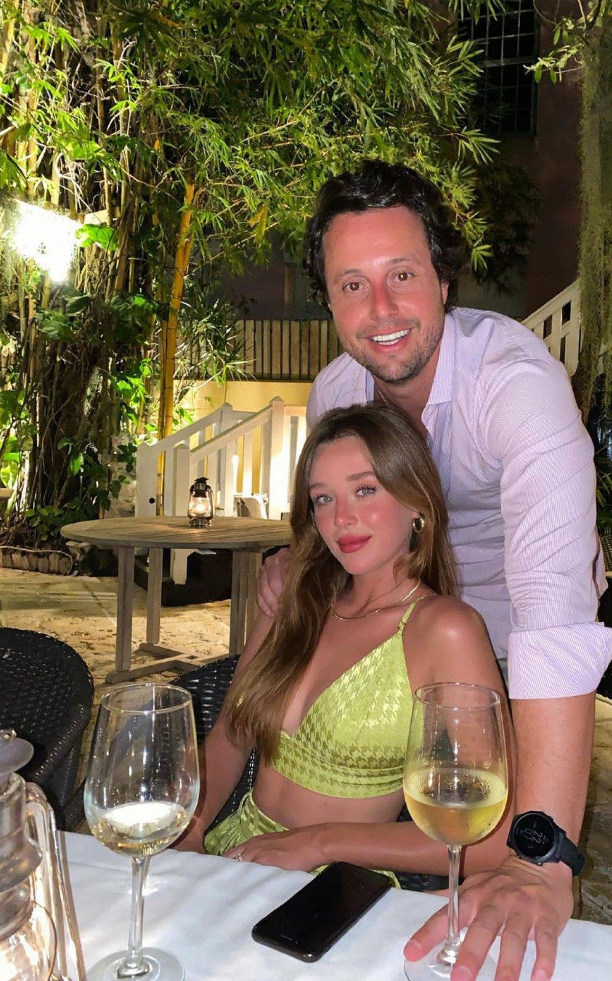 Duda Reis e o namorado Bruno Rudge