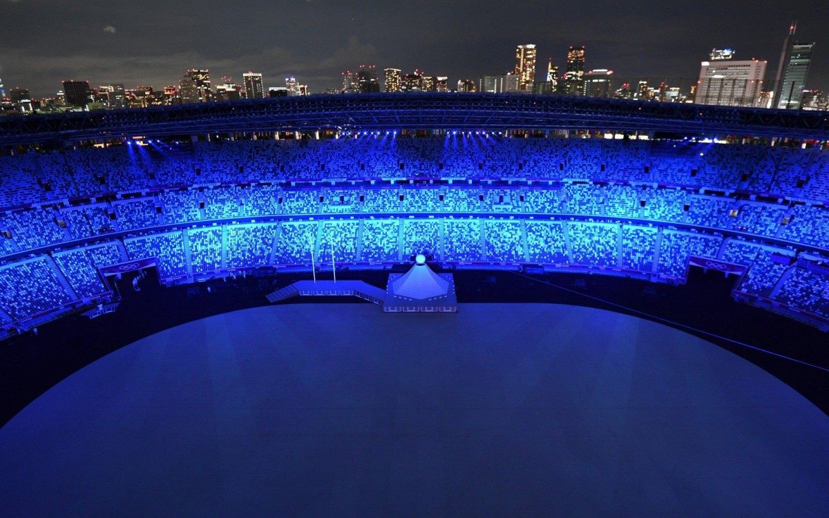 Est&aacute;dio Ol&iacute;mpico do Jap&atilde;o recebe abertura